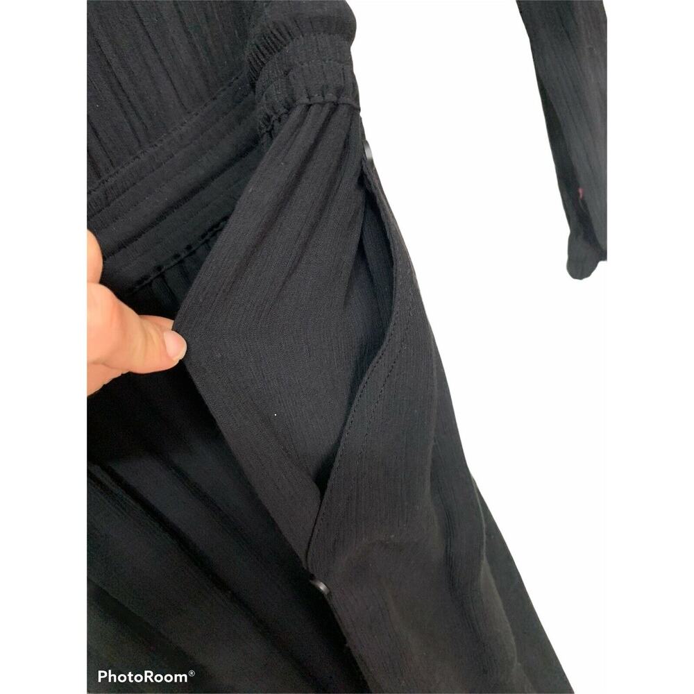 Rag & Bone black Shelly Dress 0 midi NWT $595 - Picture 7 of 8